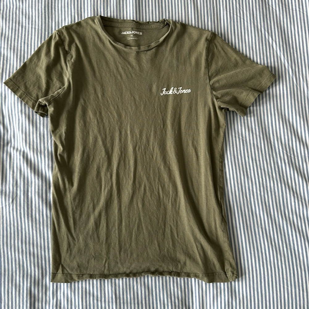 Jack & Jones Olive Green T-Shirt